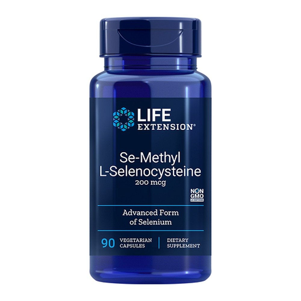 Life Extension Se-Methyl L-Selenocysteine 200mcg for Antioxidant Support 90 Vcaps