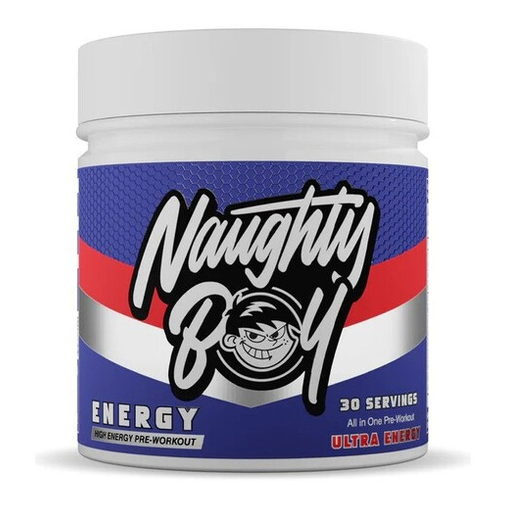 Naughty Boy Ultra Energy Pre-Workout for Energy and Focus 390g