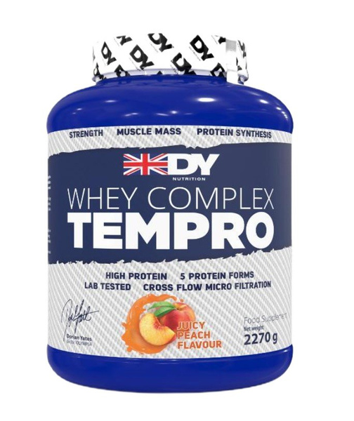 Dorian Yates Whey Complex Tempro, Juicy Peach Flavour - 2270g