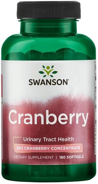Swanson Cranberry for Urinary Tract Support 180 Softgels