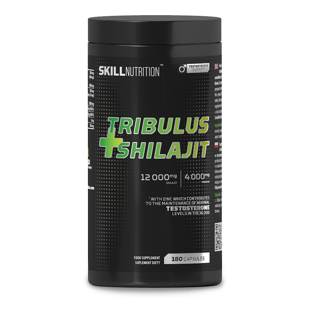 Skill Nutrition Tribulus and Shilajit 180 vegan caps