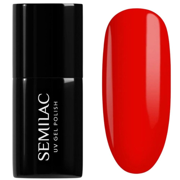 Semilac UV/LED Carnival Hybrid Gel Nail Polish - 317 Neon Red 7ml