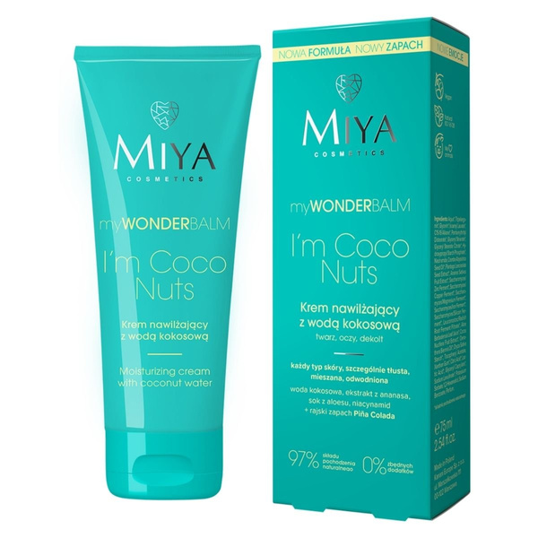 Miya myWONDERBALM I'm Coco Nuts Moisturizing Cream with Coconut Water 75ml