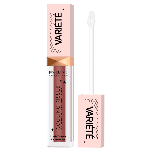 Eveline Variete Cooling Kisses Lip Gloss Increasing Lips Volume No. 04 Candy Girl 6.8ml