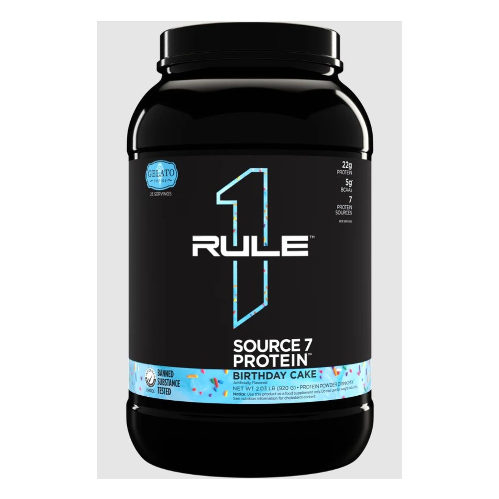 Rule One Source7 Protein, Birthday Cake Gelato - 920g