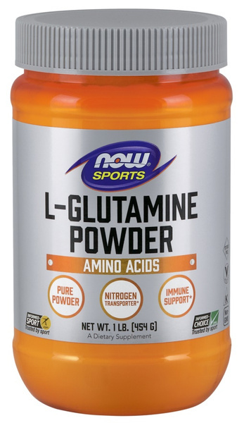 NOW Foods L-Glutamine Powder Muscle Recovery and Digestive Support 454g