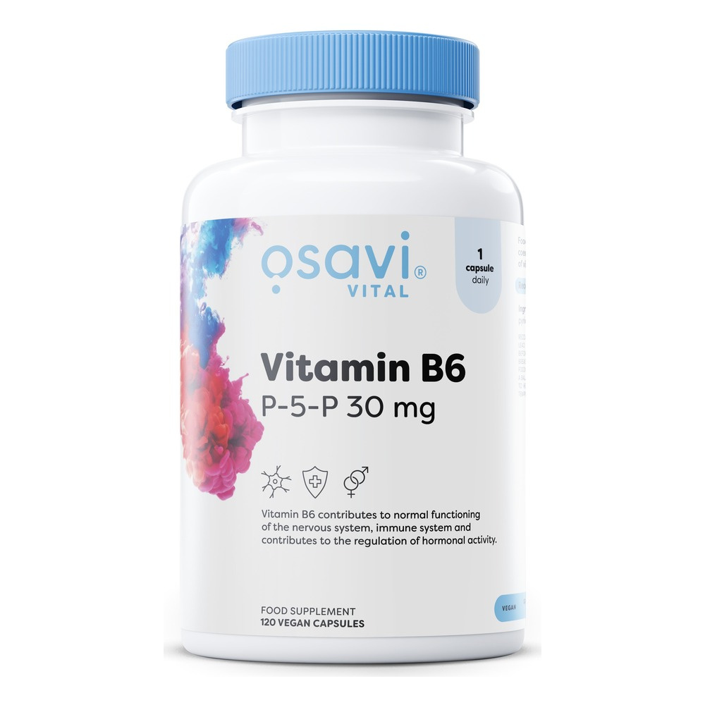 Osavi Vitamin B6 P-5-P 30mg Active Form 120 vegan caps