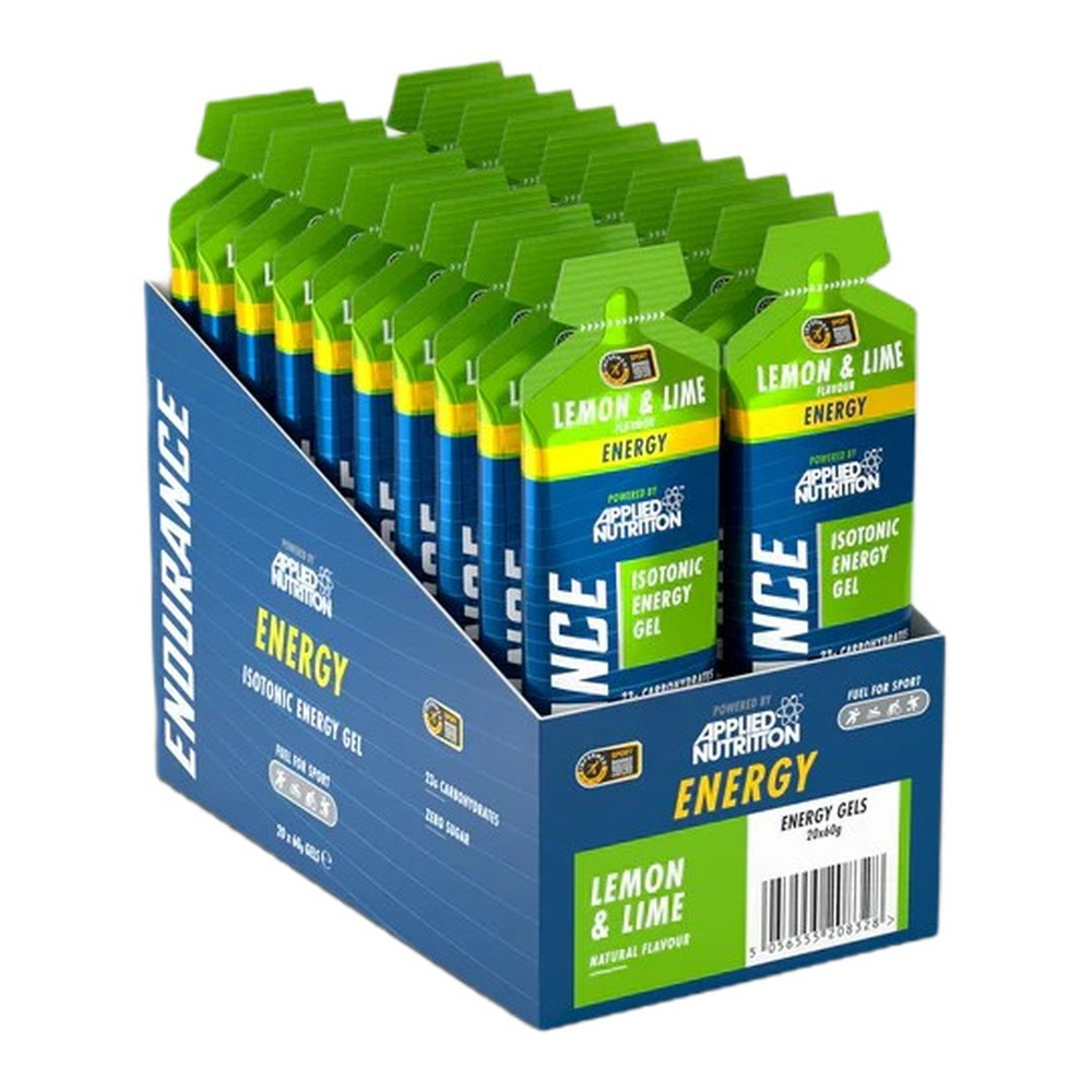 Applied Nutrition Endurance Isotonic Energy Gel Lemon and Lime for Quick Energy 20 x 60g