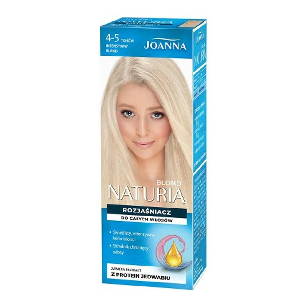 Joanna Naturia Blond Brightener for All Hair Types 4 Tones Perfect Results 100ml
