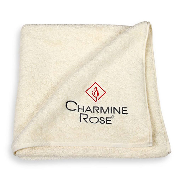 Charmine Rose Professional Cosmetic Towel with Logo 70x140 cm