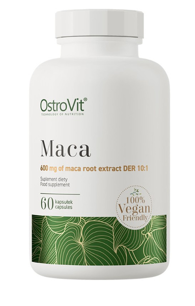 OstroVit Maca, 600mg - 60 vcaps