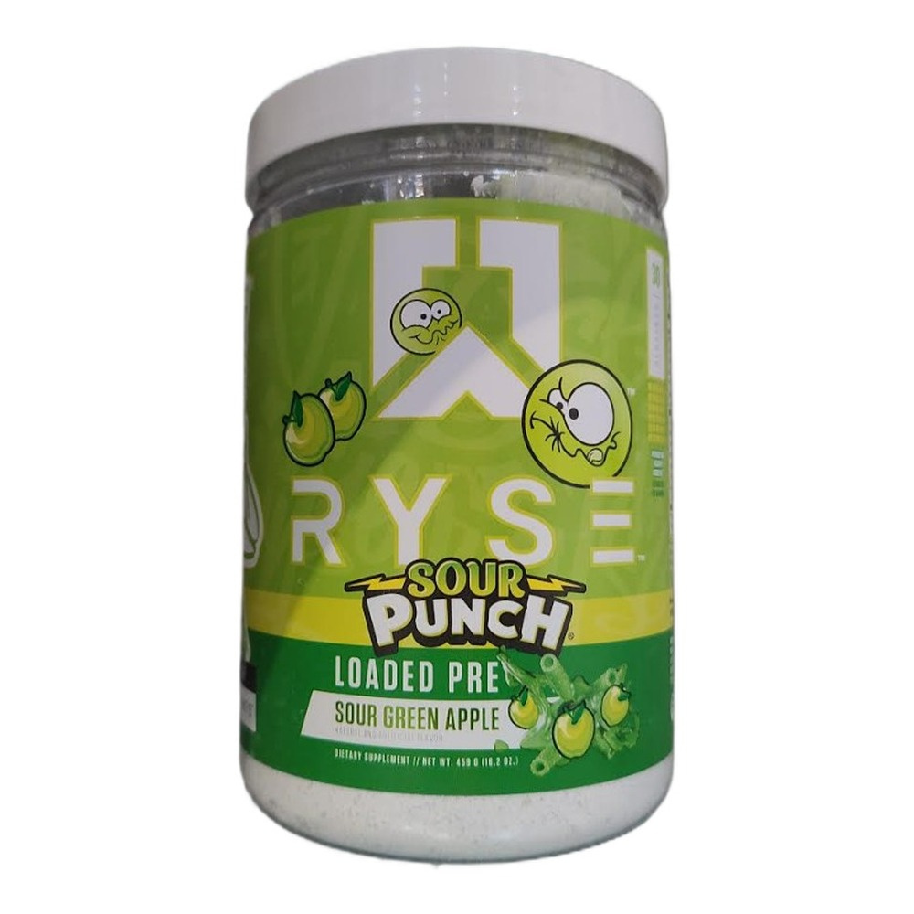 RYSE Loaded Pre, Sour Punch Green Apple - 474g