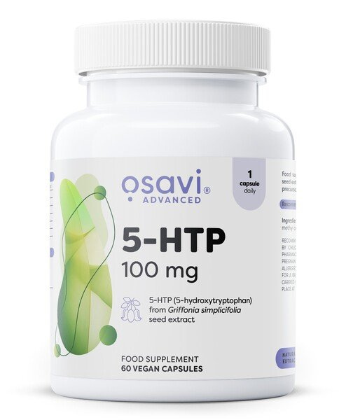 Osavi 5-HTP 100mg Natural Support for Mood Sleep and Emotional Balance 60 VCapsules