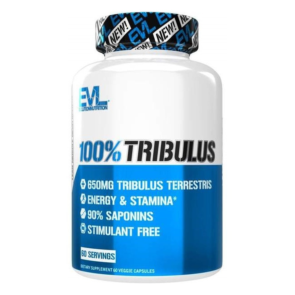 EVLution Nutrition 100% Tribulus Supplement for Stamina and Energy 60 Vcaps