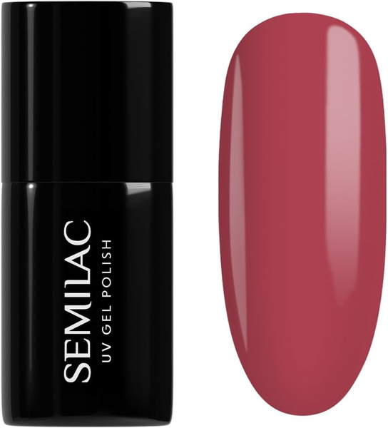 Semilac UV/LED Tastes of Fall Soak Off Hybrid Gel Nail Polish - 400 Rusty Red 7ml