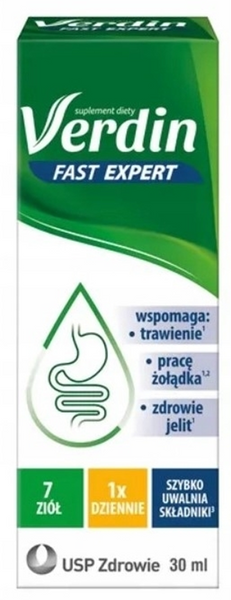 Verdin Fast Expert Drops Supporting Digestion and Stomach Comfort 30ml
