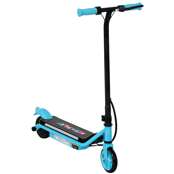 AIYAPLAY Electric Scooter for Kids Aged 6-14 Years, with Colourful Lights, Blue