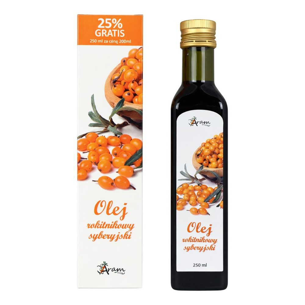 ARAM NATURA Siberian Sea Buckthorn Oil 100% 250ml