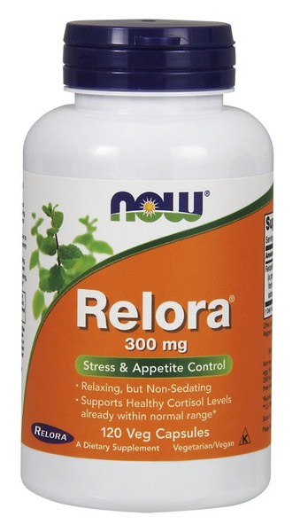 Now Foods Relora 300mg Supports Body in States of Nervous Tension 120 Capsules
