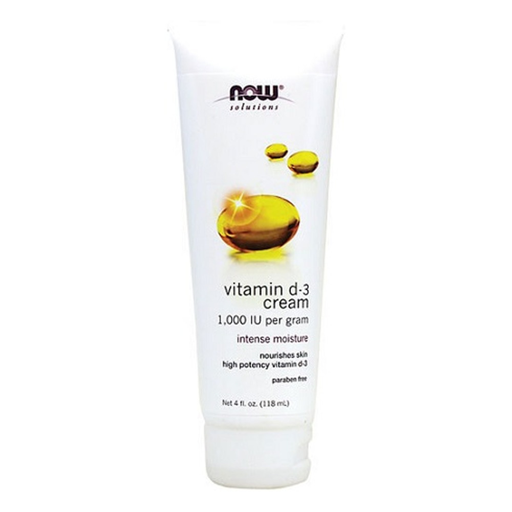 Now Foods Vitamin D-3 Cream for Dry Skin 118ml