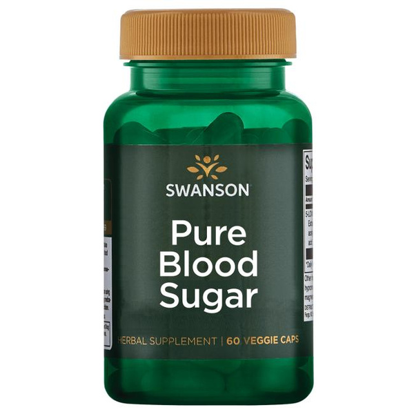 Swanson Pure Blood Sugar for Healthy Glucose Levels 60 Vcapsules