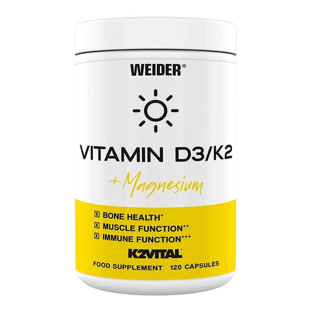 Weider Vitamin D3/K2 + Magnesium - 120 caps
