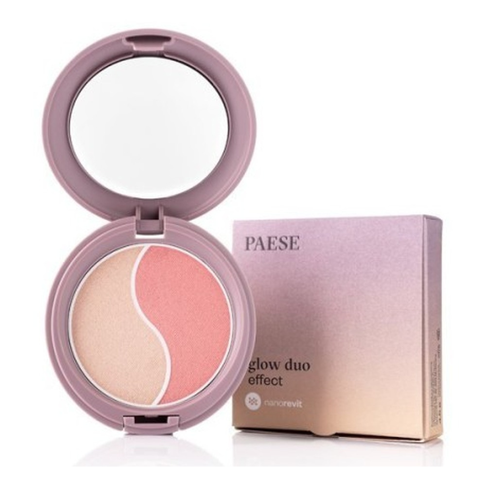 Paese Nanorevit Glow Duo Effect Illuminating Powder and Blush 4.5g
