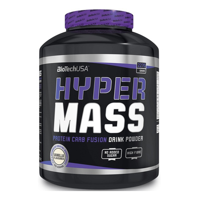 BioTechUSA Hyper Mass Chocolate Mass Gainer with Creatine for Muscle Mass Growth 2270g