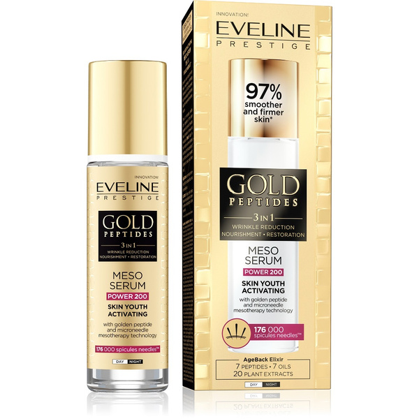 Eveline Gold Peptides Meso Serum Power 200 skin youth activating serum 30 ml