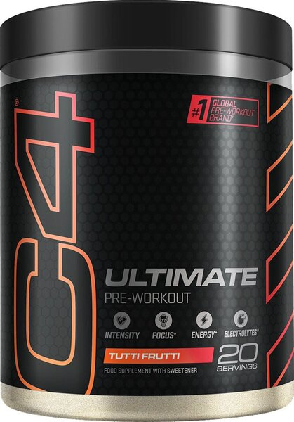 Cellucor C4 Ultimate Pre-workout Powder for Energy and Performance Tutti Frutti 496g