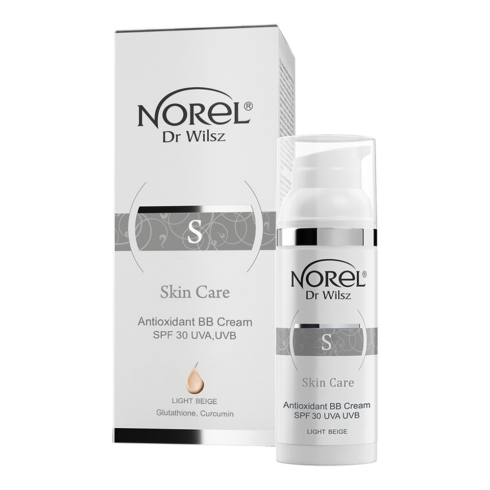 Norel Skin Care Antioxidant BB Cream SPF 30 UVA UVB for All Skin Types Light Beige 50ml
