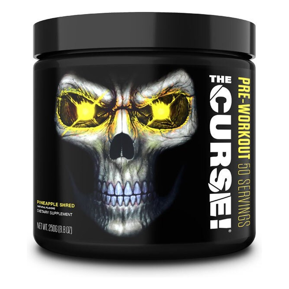 JNX Sports The Curse! Pre-Workout Powder for Energy and Muscle Pump Pineapple Shred 250g