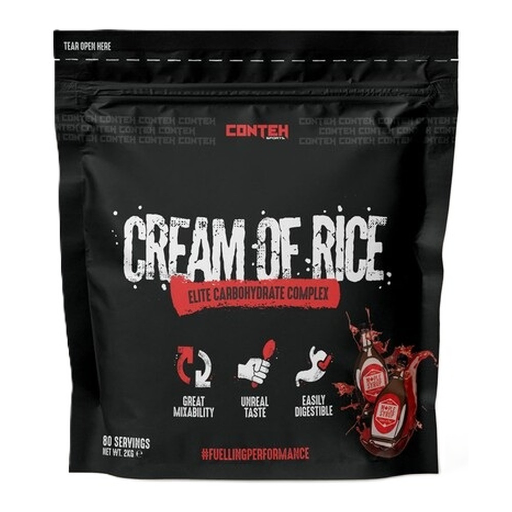 Conteh Sports Cream of Rice Sports Carbohydrate Meal, Maple Syrup 2000g