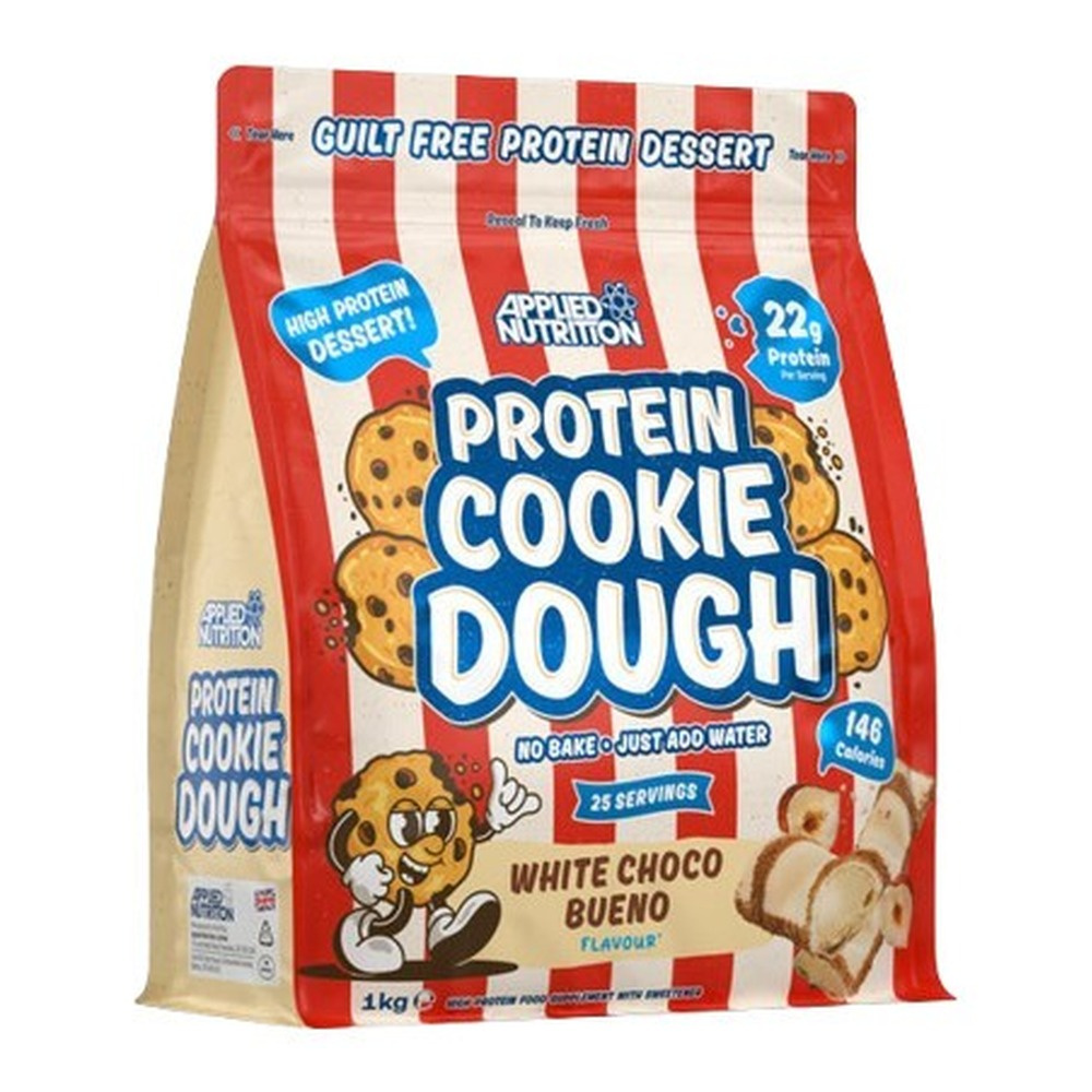 Applied Nutrition Protein Cookie Dough Dessert White Choco Bueno For Muscle Mass 1000g