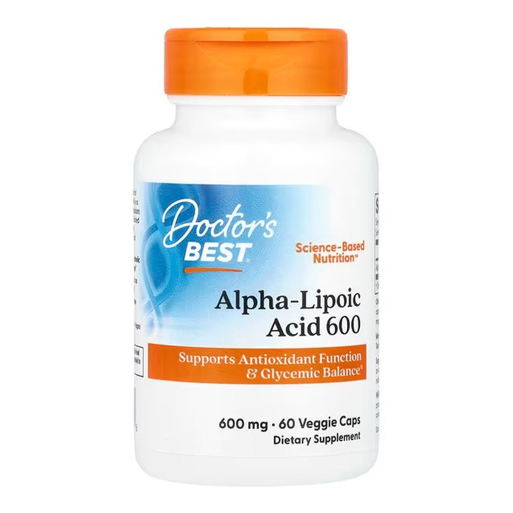 Doctor's Best Alpha-Lipoic Acid, 600mg Capsules 60 vcaps
