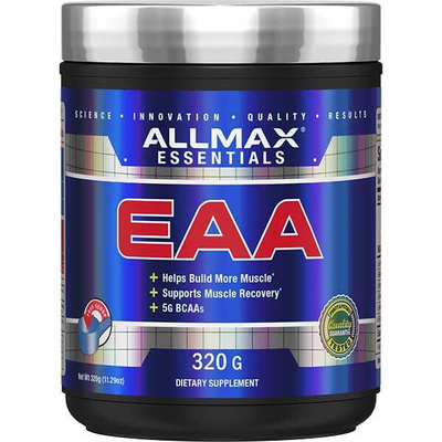 AllMax Nutrition EAA Essentials Essential Amino Acids Powder for Muscle Growth and Recovery 320g