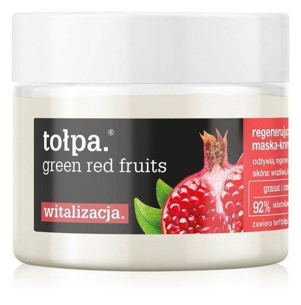Tołpa Green Red Fruits Vitalising Nourishing Mask for Night Preventing Aging 50ml