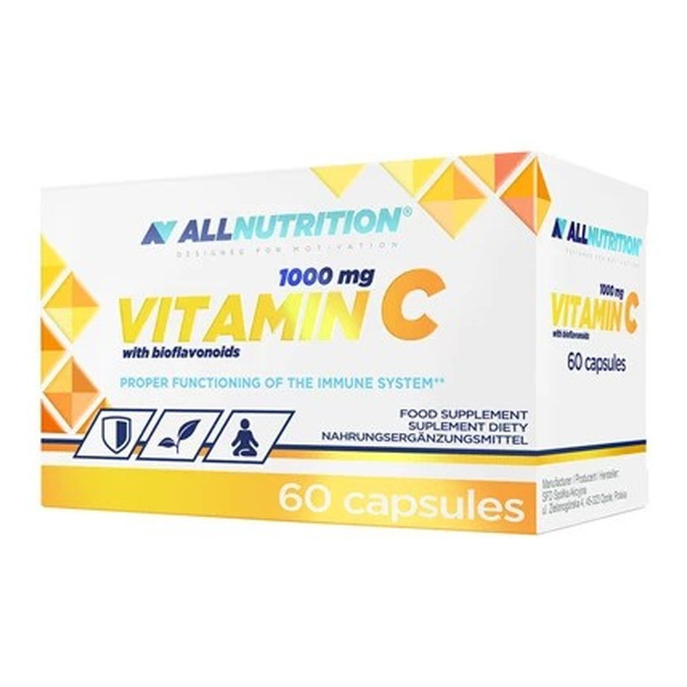 Allnutrition Vitamin C with Bioflavonoids 1000mg Supporting Immune System 60 Capsules