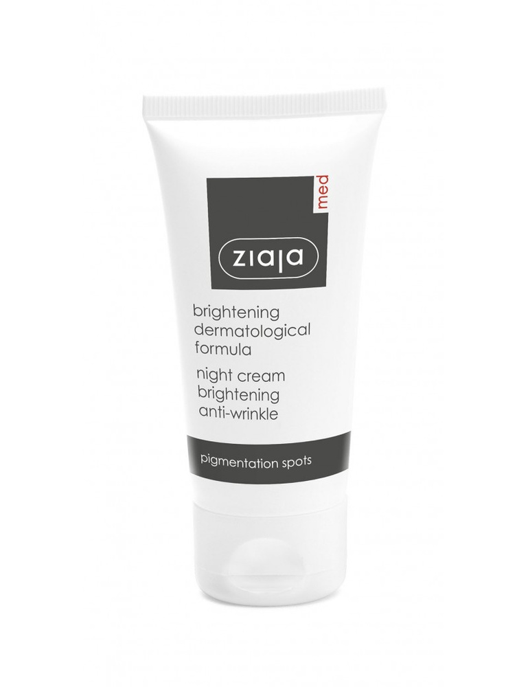 Ziaja Med Whitening Treatment Brightening Anti-Wrinkle Night Cream 50ml Best Before 31.12.26