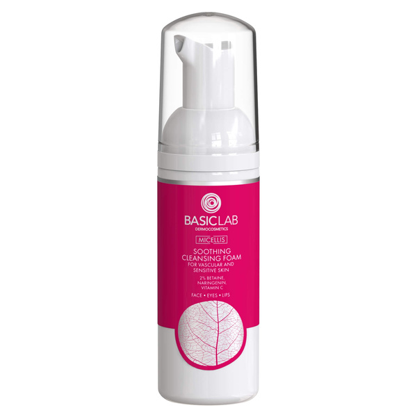 BasicLab Micellis Soothing Cleansing Foam For Couperose and Sensitive Skin 50ml