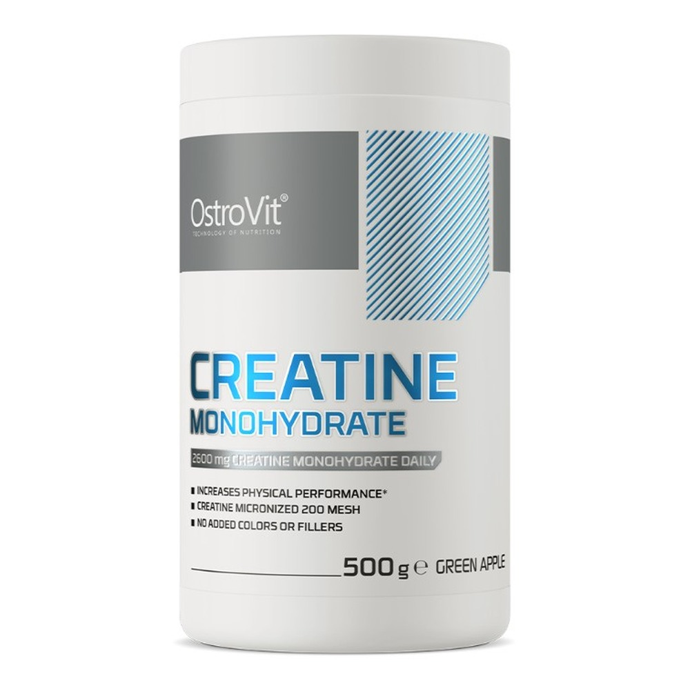 OstroVit Creatine Monohydrate, Green Apple - 500g