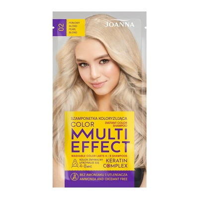 Joanna Multi Effect Coloring Shampoo 02 Pearl Blond 35g