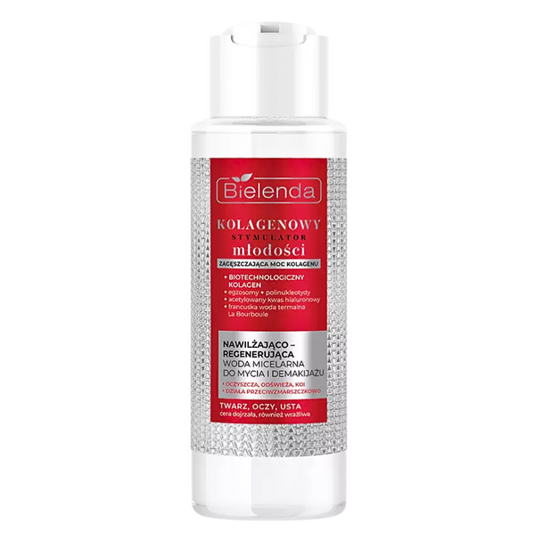 Bielenda Collagen Youth Stimulator Moisturizing & Regenerating Micellar Water 400ml