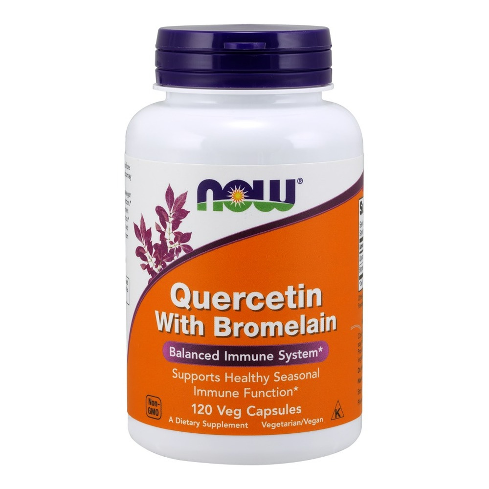 Now Foods Quercetin with Bromelain Immune Support 120 Capsules