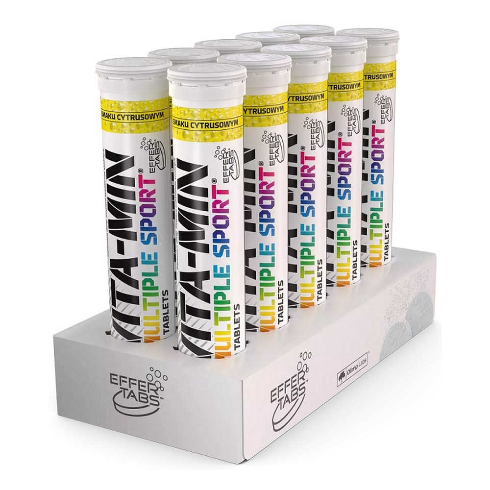 Olimp Nutrition Vita-Min Multiple Sport Effervescent Vitamins for Active People 200 Tablets