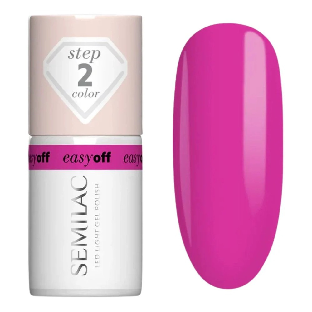 Semilac Easy Off Hybrid Gel Polish 016 Magenta Crush 7ml