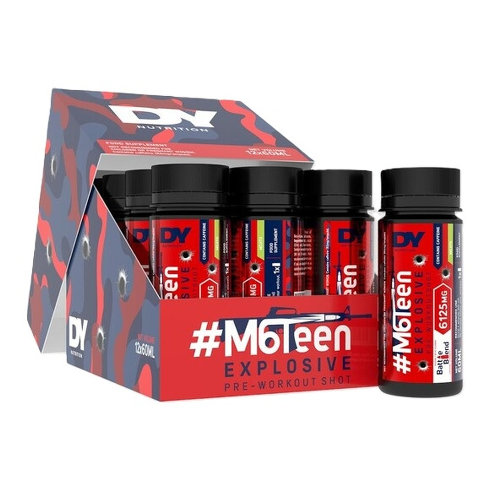 Dorian Yates #M6Teen Explosive Pre-Workout Shot Mojito 12 x 60ml