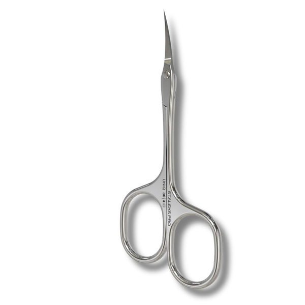 Staleks Pro Uniq 30 Type 4 Asymmetric Cuticle Scissors For Professional Manicure 1pc