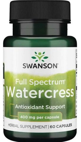 Swanson Watercress 400mg for Cellular Protection 60 Capsules