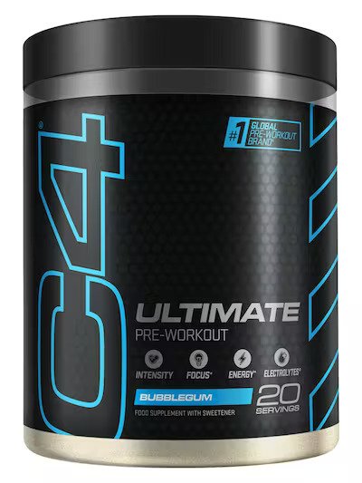 Cellucor C4 Ultimate Pre-Workout Powder for Energy and Endurance Bubblegum 508g